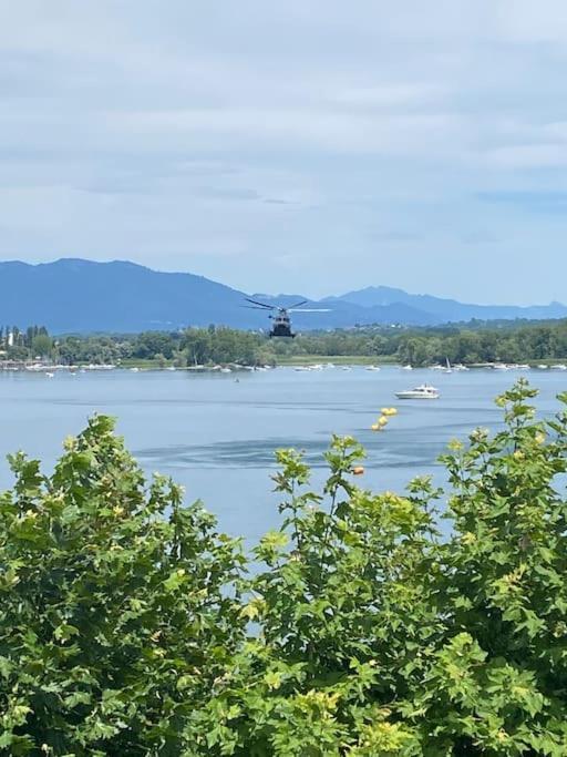 Babalu Con Vista Lago Arona Bagian luar foto